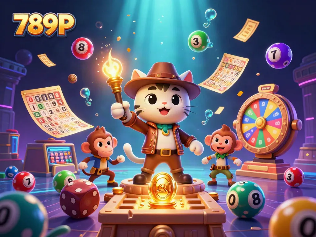 Explore winning potentials at 789P with a cat archaeologist discovering casino treasures.
