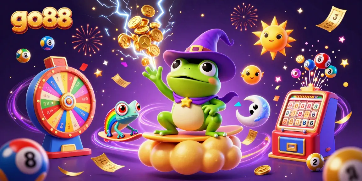 Engage in exciting gameplay with go88, featuring a lively storm of coins and colorful gaming elements.