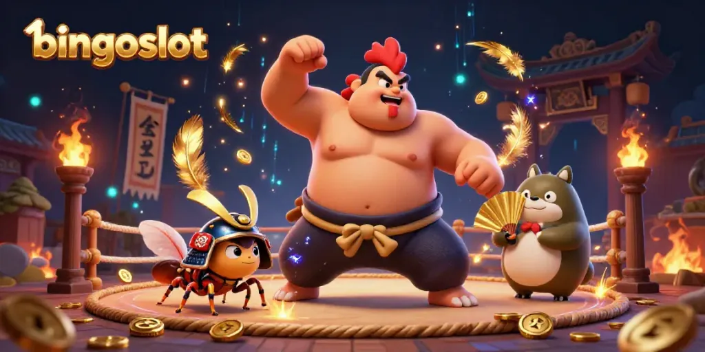 Permainan bingoslot yang seru dengan karakter unik dan latar yang menarik.