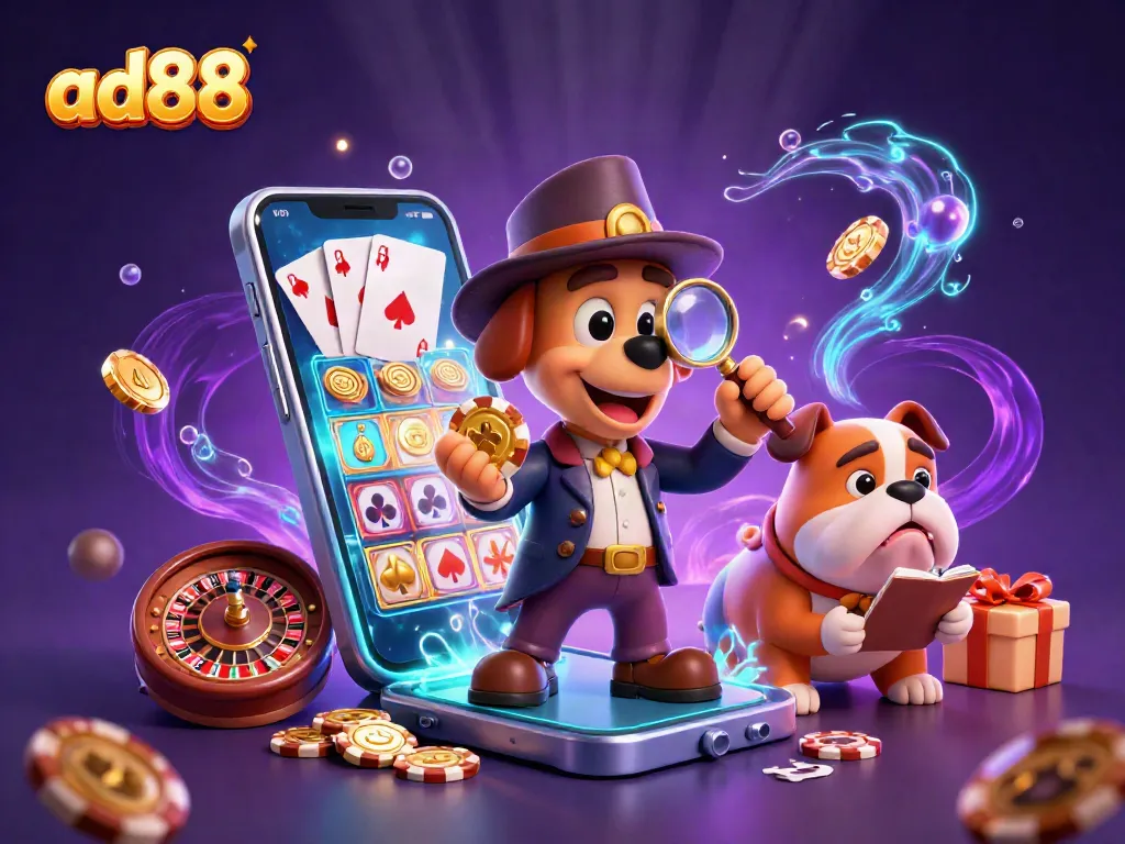 Engage in treasure hunts with ad88 as the detective team uncovers casino clues.