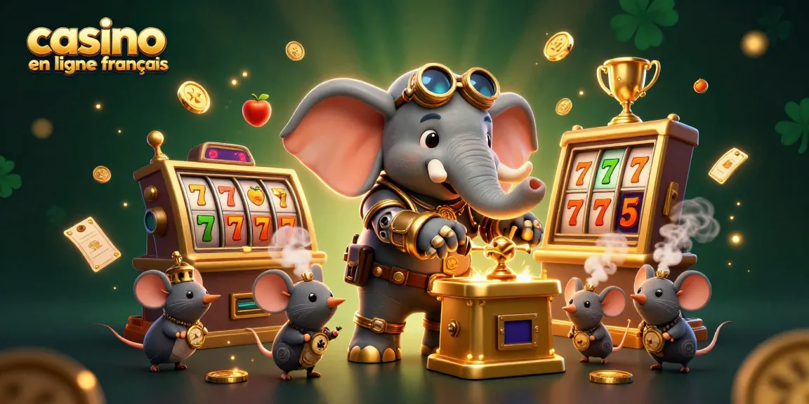 Gagnez avec le casino en ligne français à travers des machines à sous, jackpots et symboles colorés.