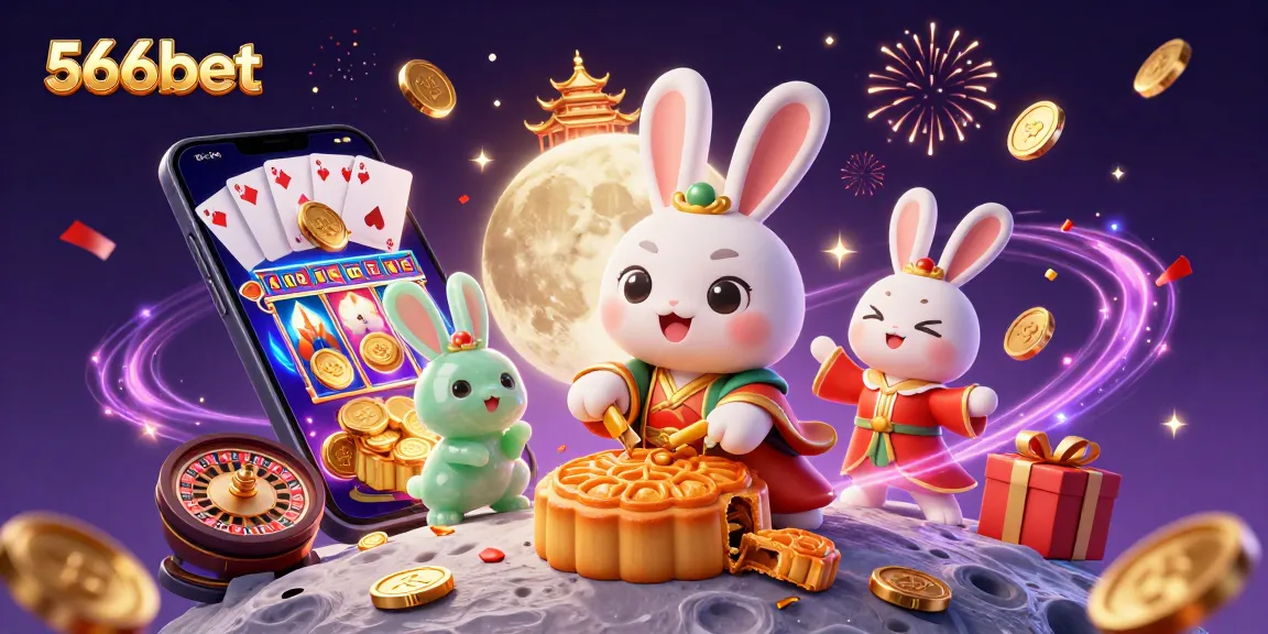 Engage in thrilling games at 566bet with colorful slot gems and lunar luck.