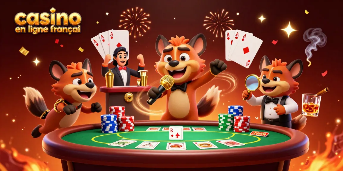Animations de hyènes au casino en ligne français : fous rires et jeux de poker à couper le souffle.