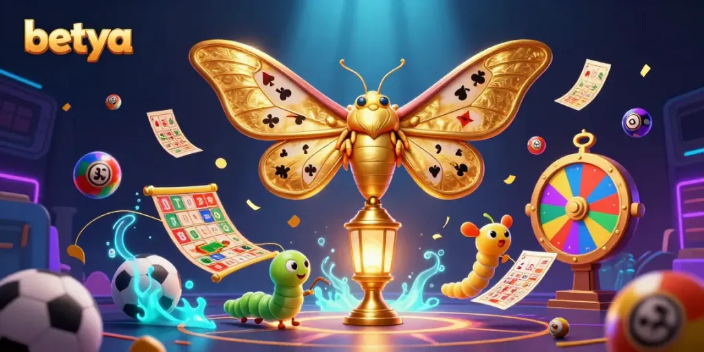 Betya sports betting scene with vibrant sports elements and energetic visuals showcasing excitement.