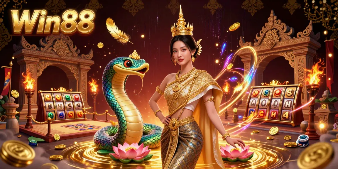 Experience the vibrant action of Win88 casino with dynamic characters and engaging gameplay elements in this captivating scene.