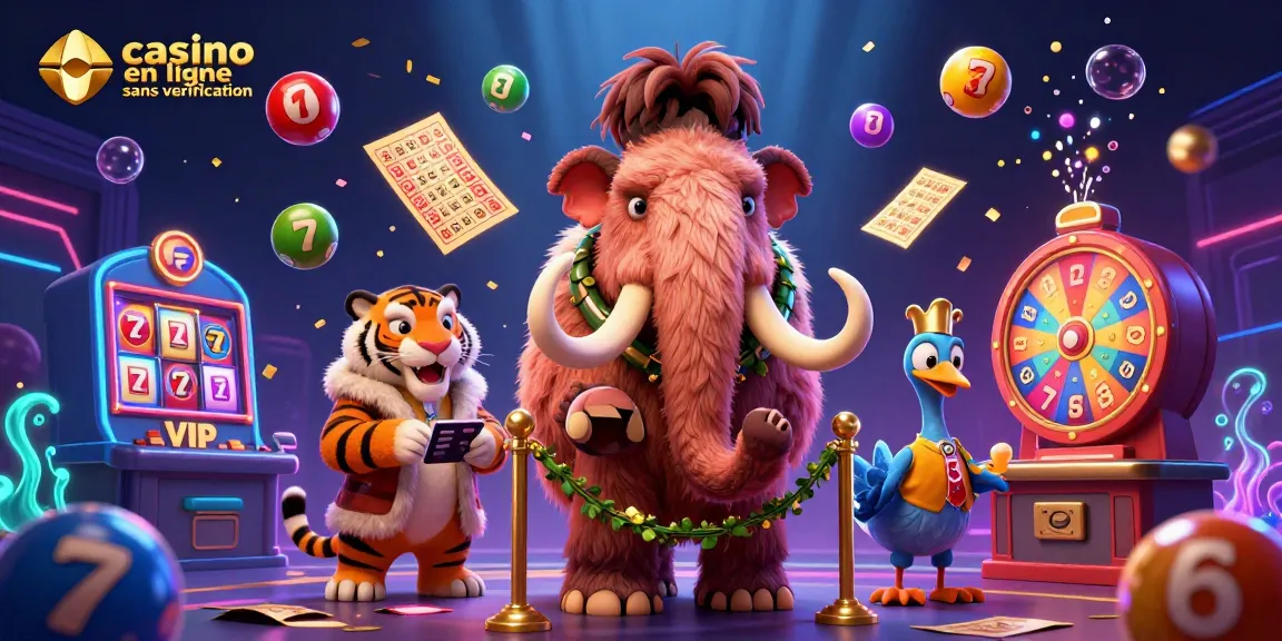 Profitez de l'aventure dans un casino en ligne sans vérification, avec des personnages animés et des éléments de jeu captivants.