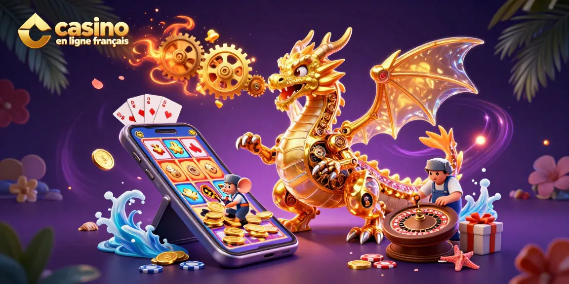 Jouez au casino en ligne français avec des jeux captivants et des dragonniers dorés.