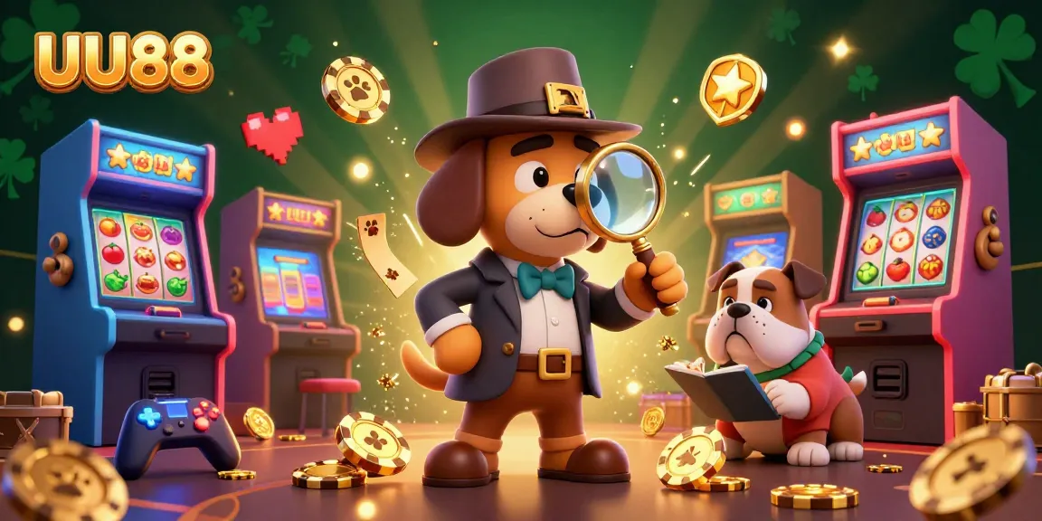Experience exhilarating plays at UU88 with vibrant 3D casino action featuring poker chips and jackpot reels.