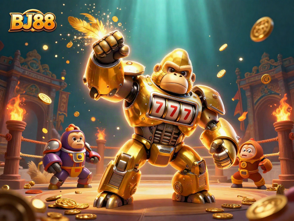 Experience thrilling cockfighting action and slots at BJ 88 with explosive bonuses and engaging gameplay.
