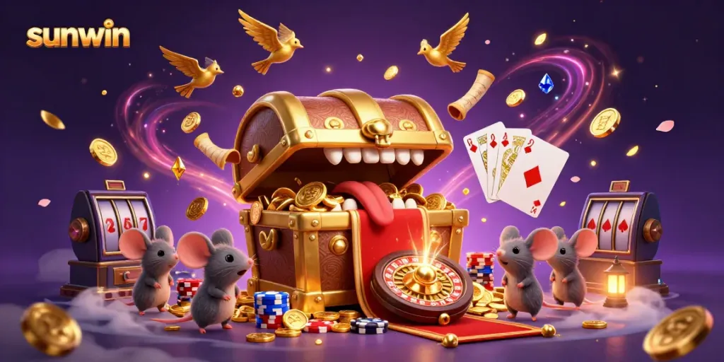 Experience gambling excitement with Sunwin as dynamic treasures and casino elements converge