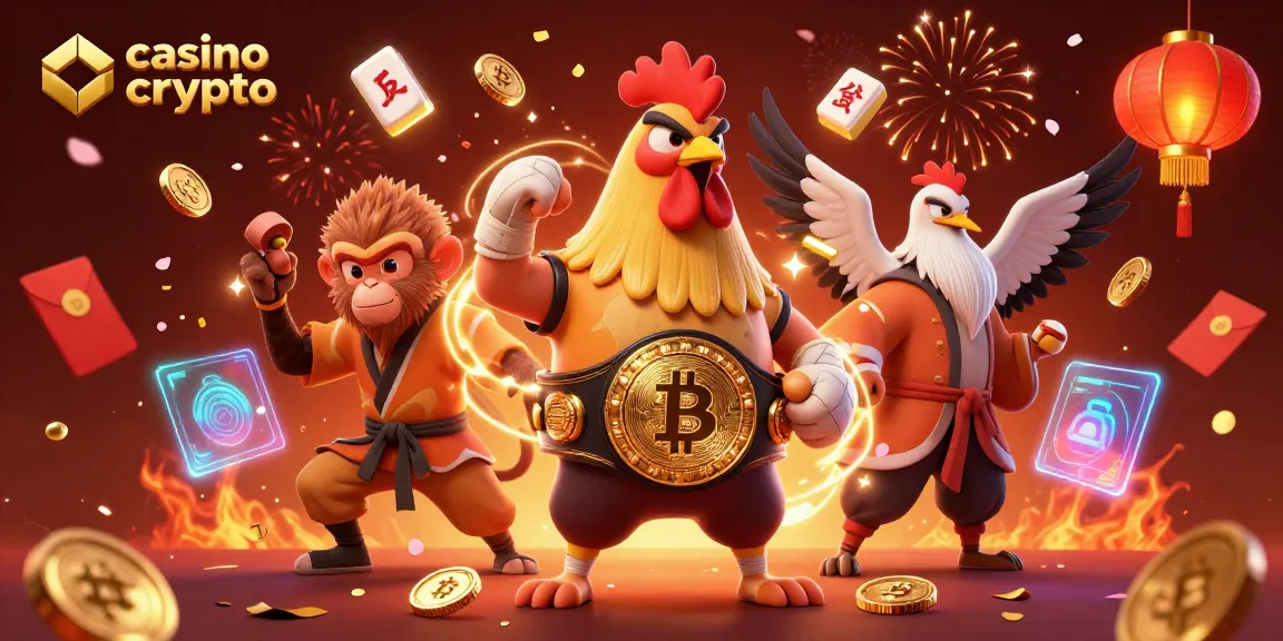Plongez dans le monde du casino en ligne crypto avec des personnages dynamiques et des éléments de jeu fascinants.