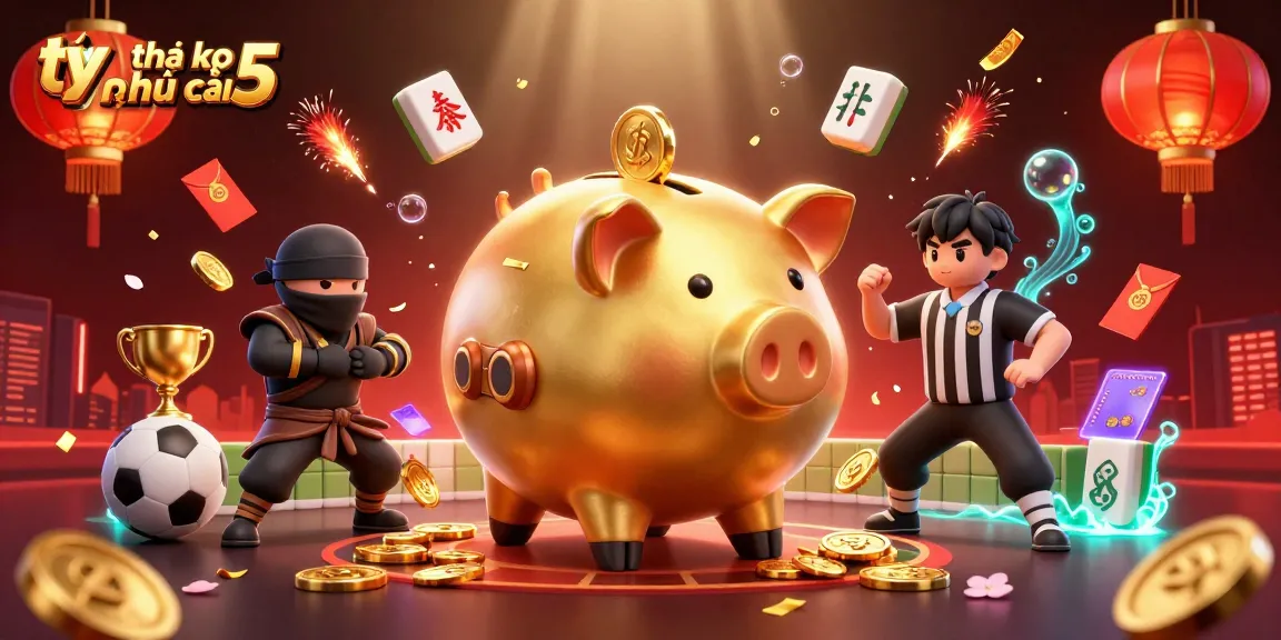 Experience thrilling sports betting moments with tỷ lệ kèo nhà cái 5 in this vibrant illustration.
