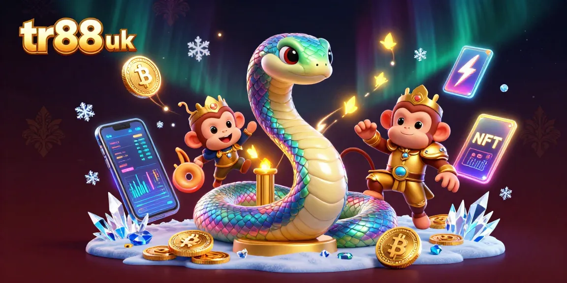 Experience the thrilling action at tr88 uk with a vibrant gaming scene featuring cryptocurrency elements.