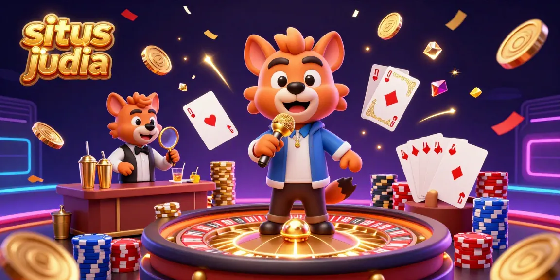 Experience the excitement at situs judi bola with a lively hyena comedy casino scene packed with action and engaging characters.