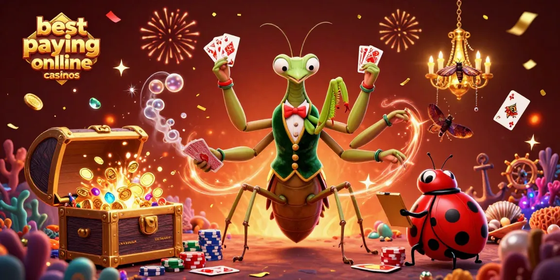 Experience the excitement at the best paying online casinos with vibrant characters, lively games, and dazzling winnings!