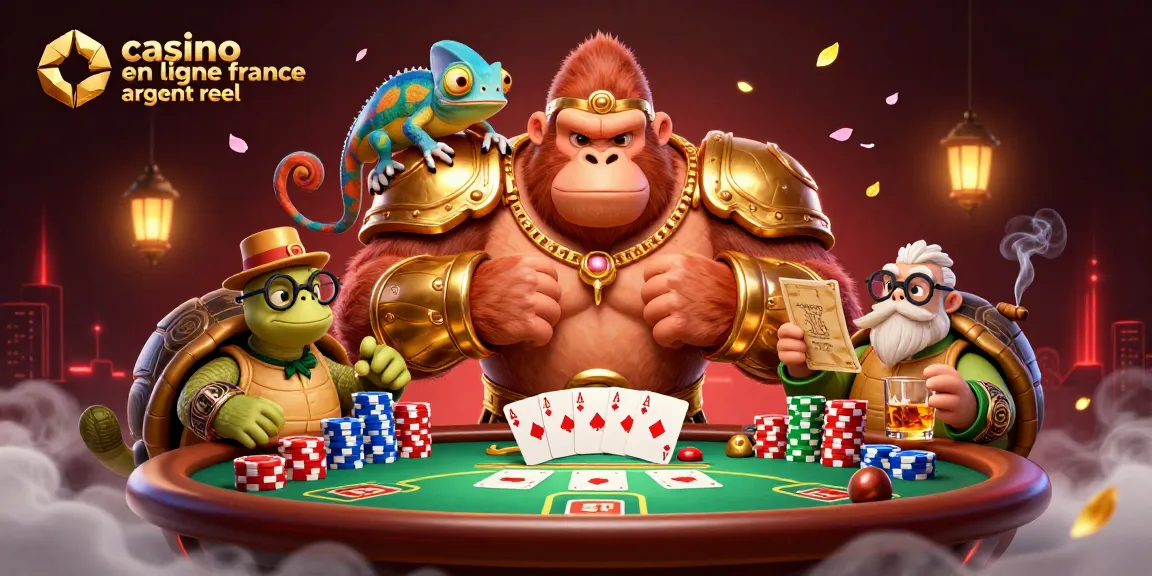 Gagnez gros avec casino en ligne France argent réel et plongez dans un univers de jeux de poker et d'aventure.