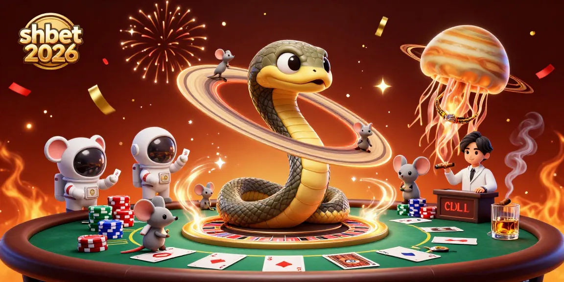 Bet on shbet2026 as astronaut mice gamble on Saturn's rings with cosmic flair.